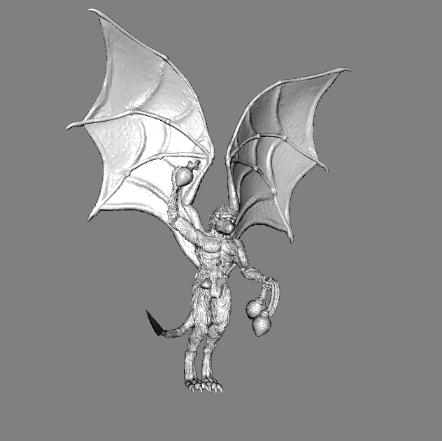 HL05a Hláka with Firepots in the air (Pose A), 28mm