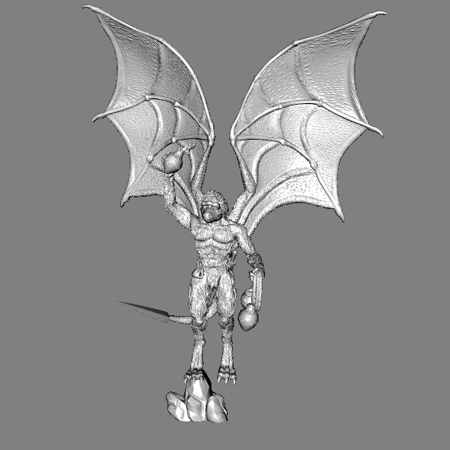 HL04a Hláka with Firepots on rocks (Pose A), 28mm