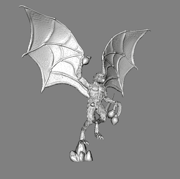 HL04b Hláka with Firepots on rocks (Pose B), 28mm