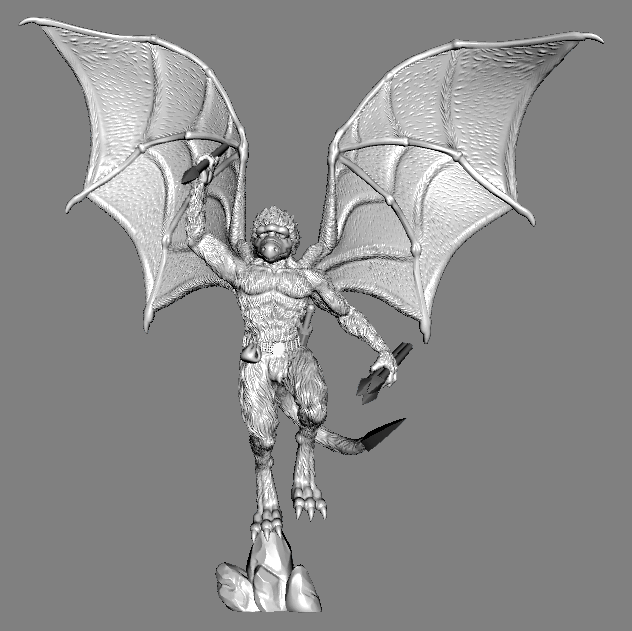 HL02b Hláka with Javelins on rocks (Pose B), 28mm