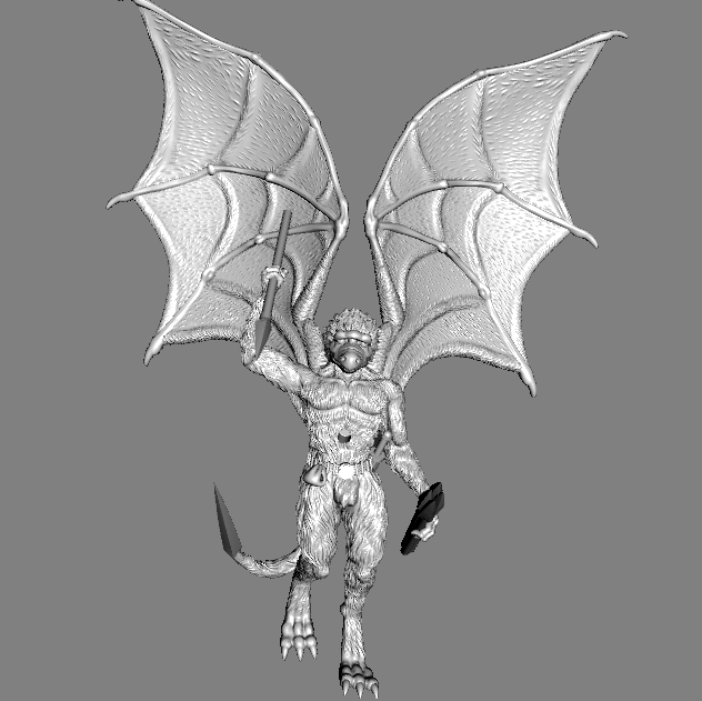 HL03a Hláka with Javelins in the air (Pose A), 28mm