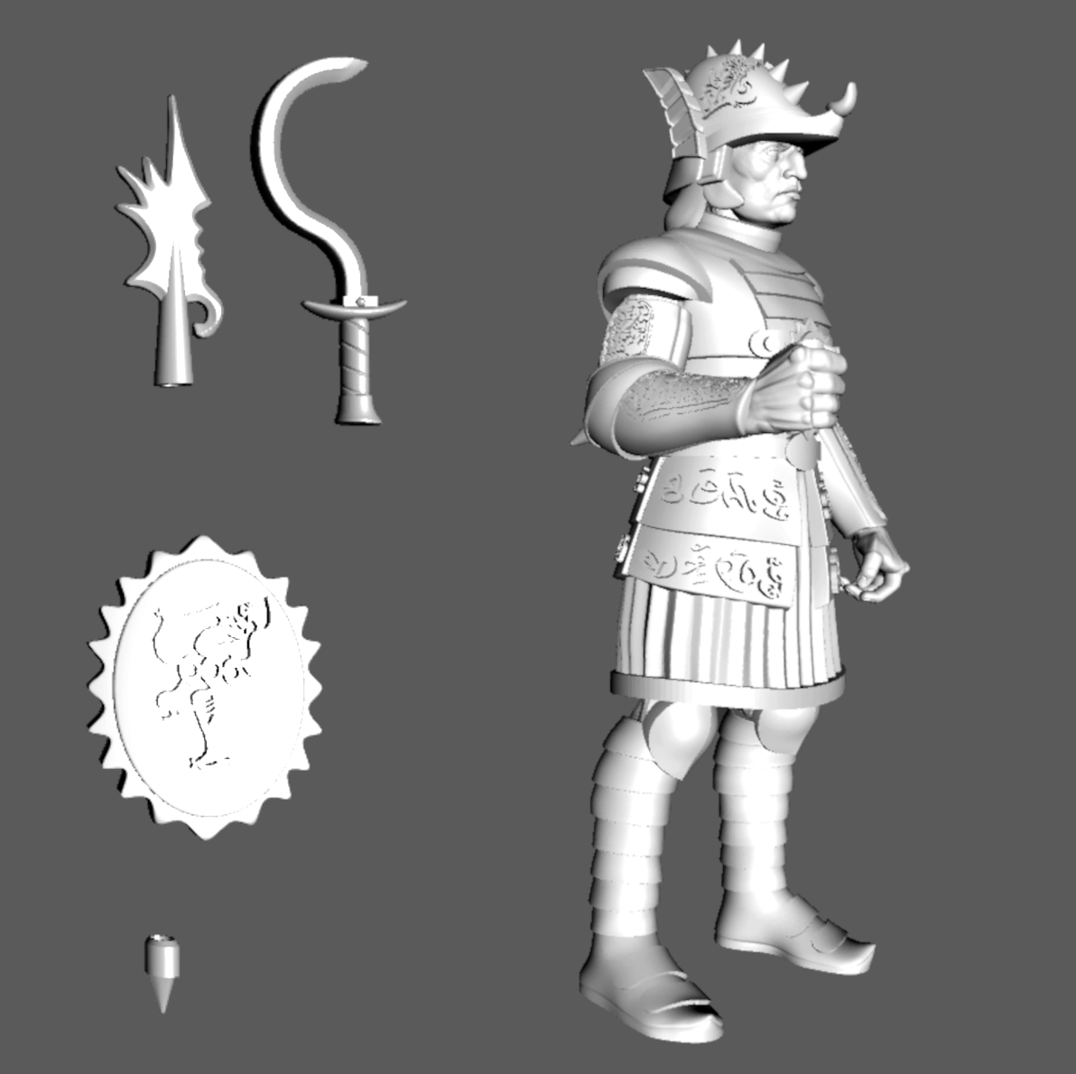 LV03a Livyáni "Hunched One", Priest/Commander, 28mm