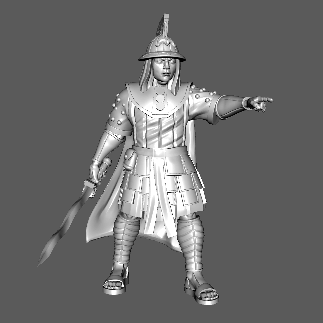 MU03a Mu'ugalavyáni Legion of Invisible Rain, Officer, 28mm