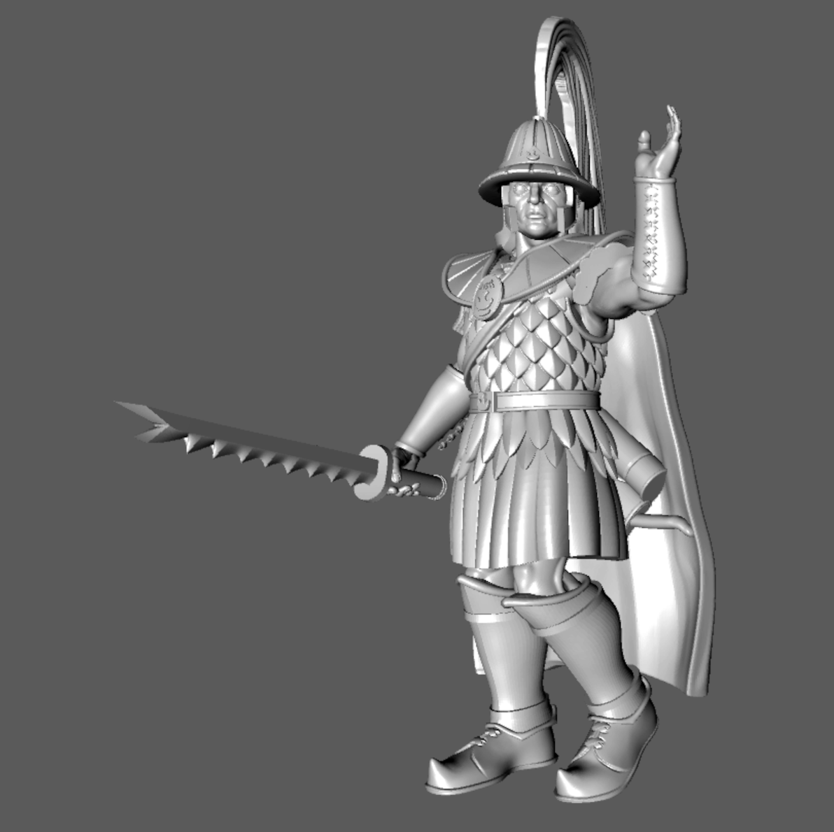 MU06a Mu'ugalavyáni Legion Never Die, Officer, 28mm