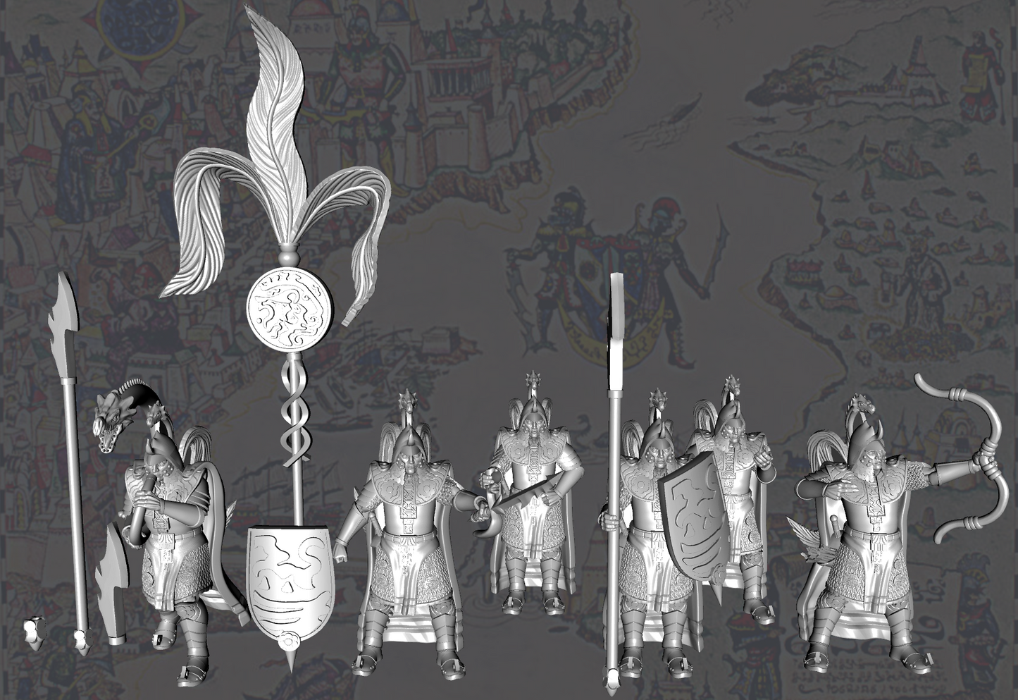 Omnipotent Azure Legion (STL files)