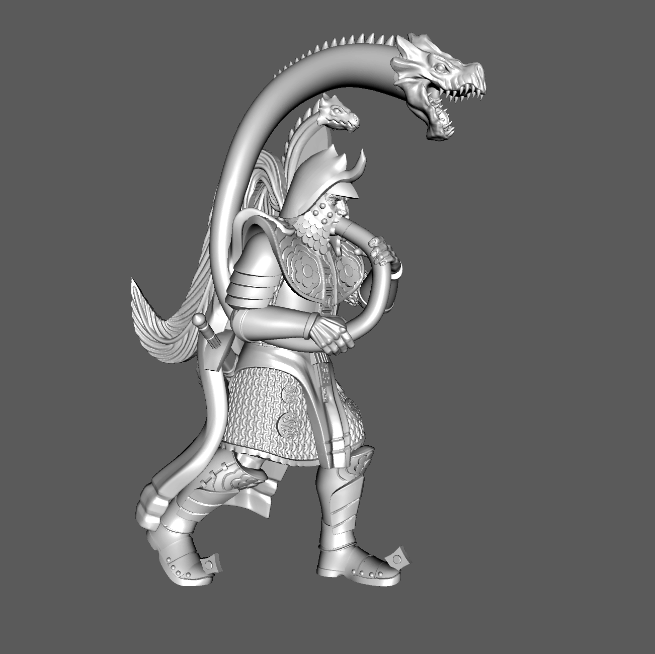 TS02c Tsolyani Omnipotent Azure Legion Musician, 28mm