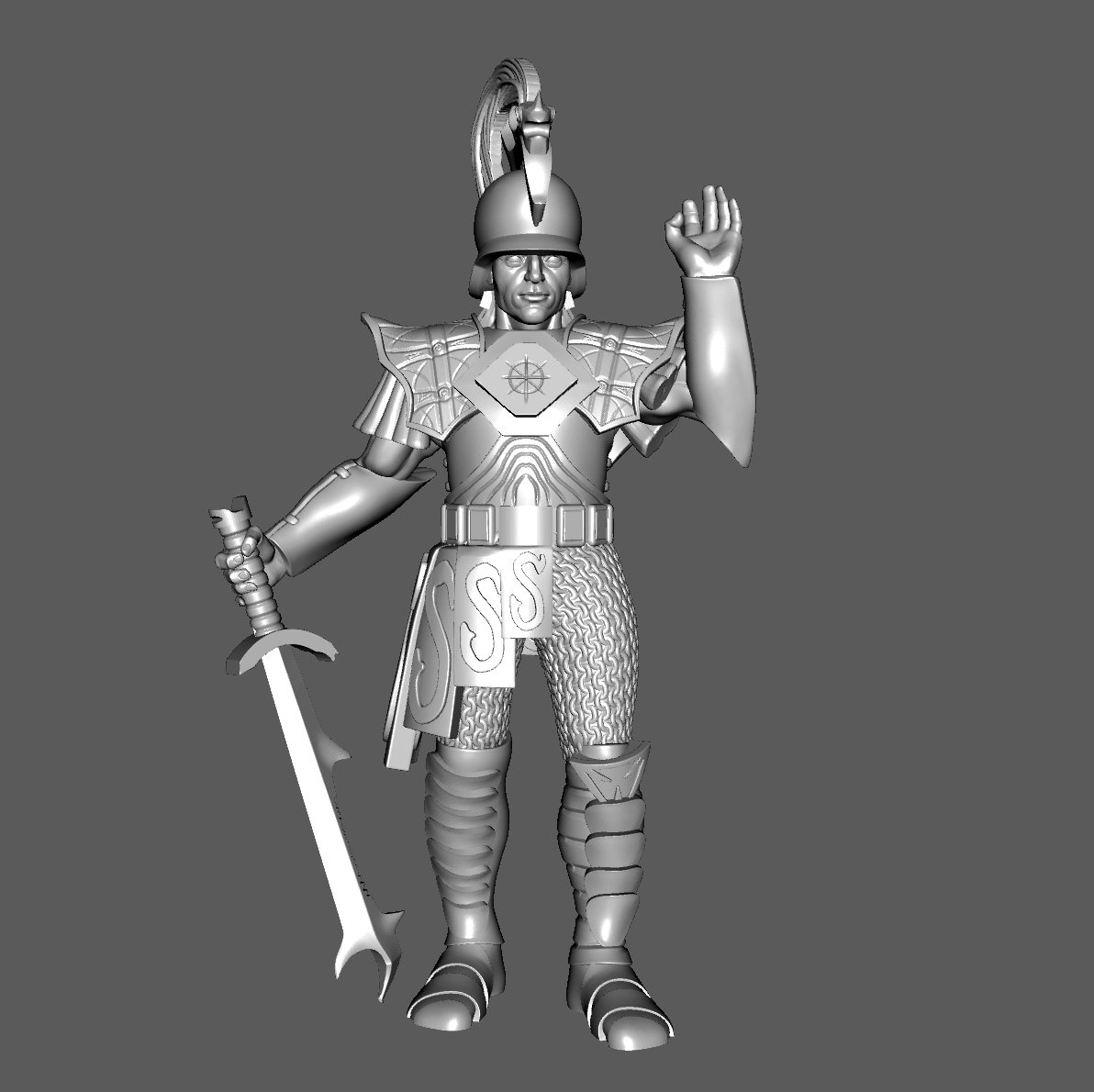 YK03a Yán Koryáni "Mighty of Yán Kòr" Officer, 28mm