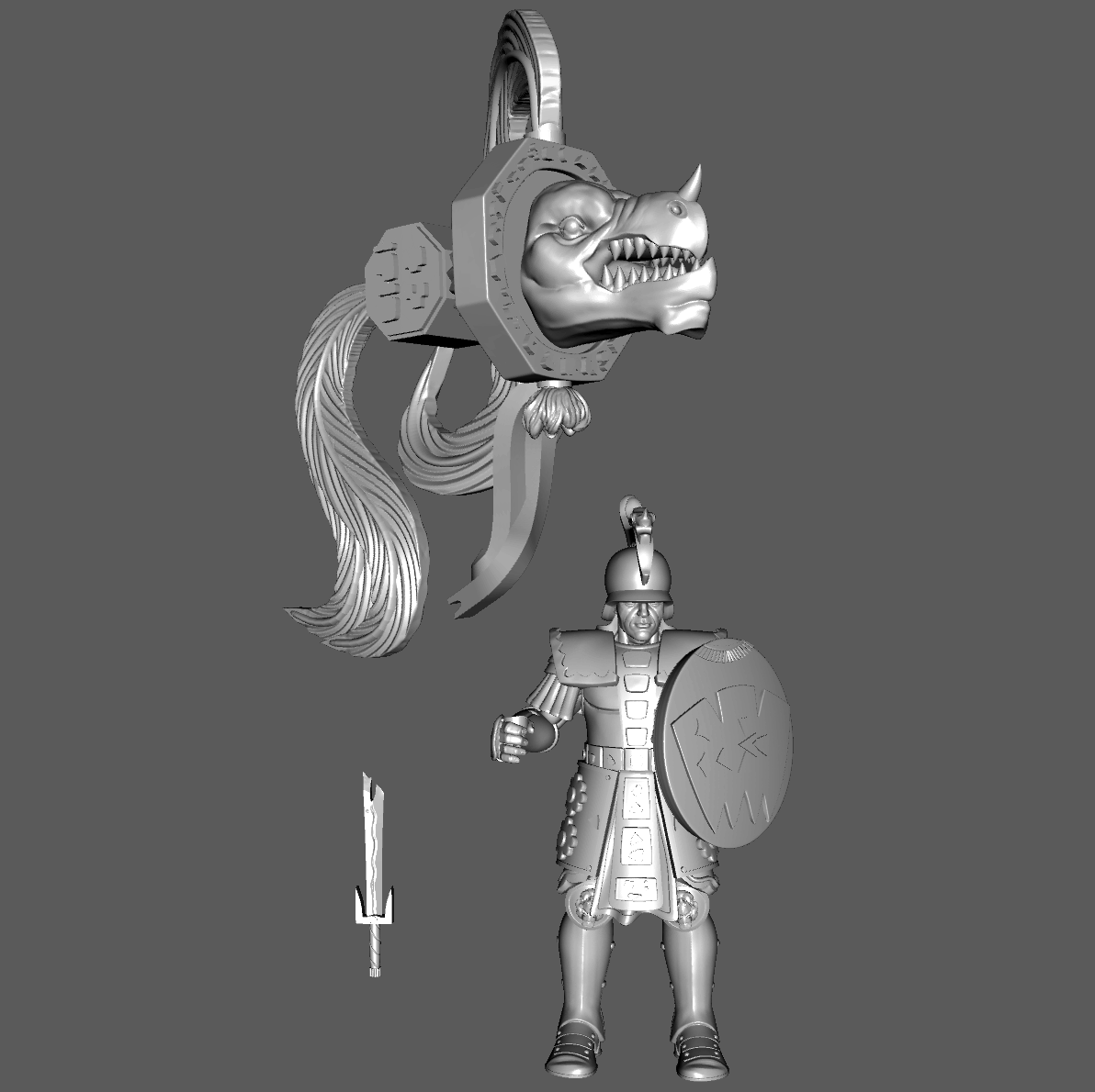 YK03c Yán Koryáni "Mighty of Yán Kòr" Heavy Standard Bearer, 28mm