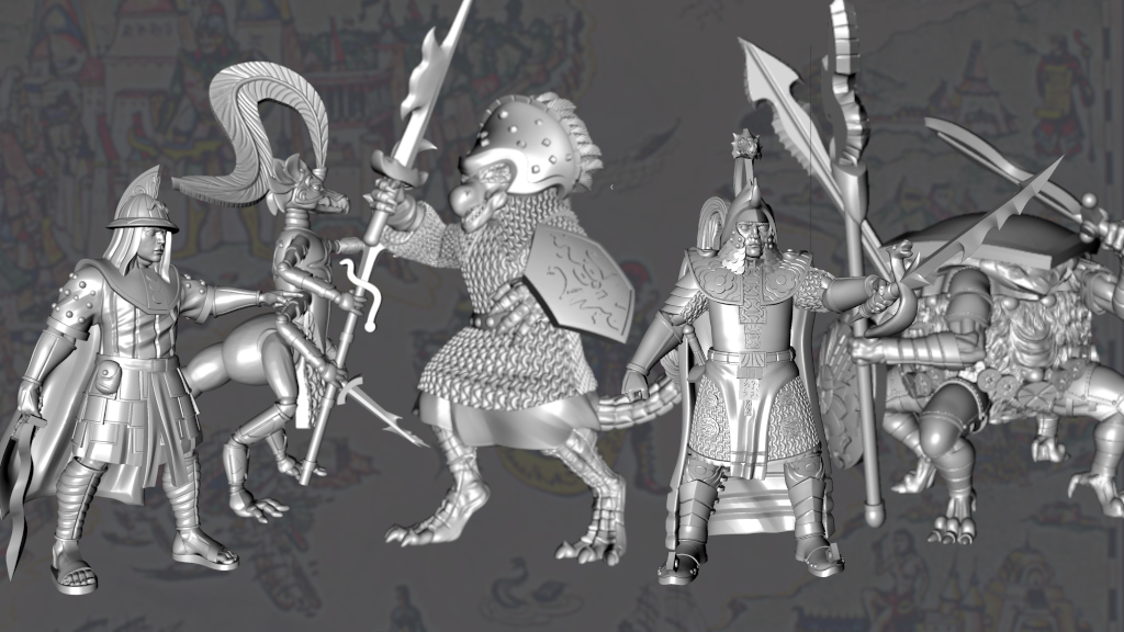 Legions of Tékumel: The Elites (All the Kickstarter STL files)