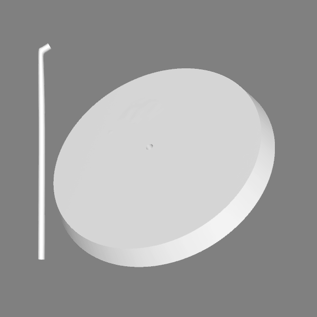 HL06 Base and Rod to Mount Hlaka in the air 28mm – Legions of Tékumel