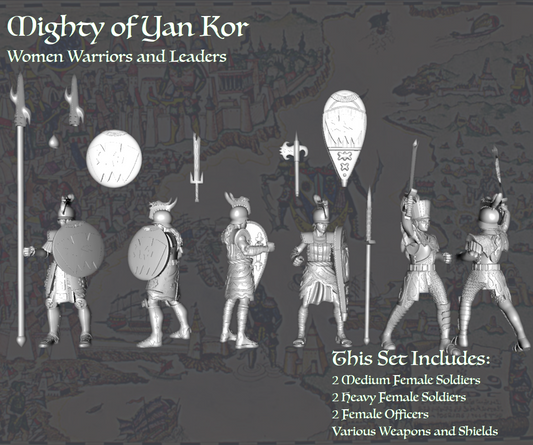 Mighty of Yan Kor Women Warriors (STL files)