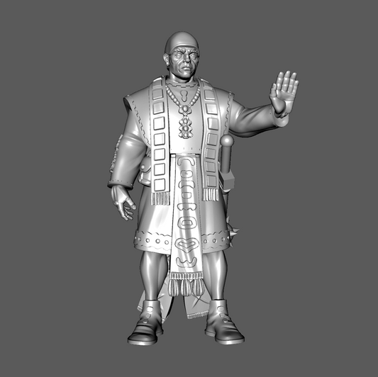 PR01d Hnalla Priest with Open Hand, Human, 28mm