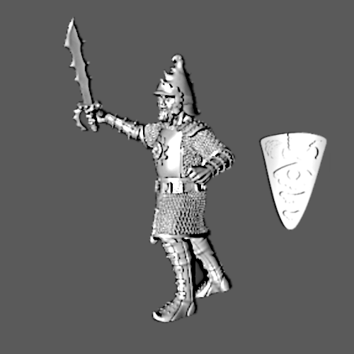 SA02a Salarvyàni Legion "Silver Standard" Officer 28mm
