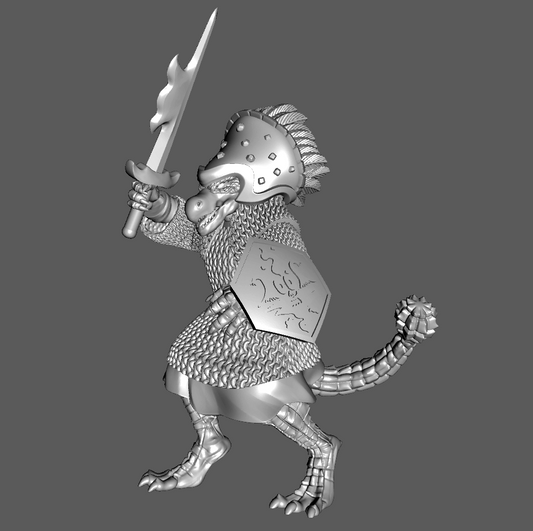 SH03a Shén, Armored, "Valorous of Chrí," Officer 28mm