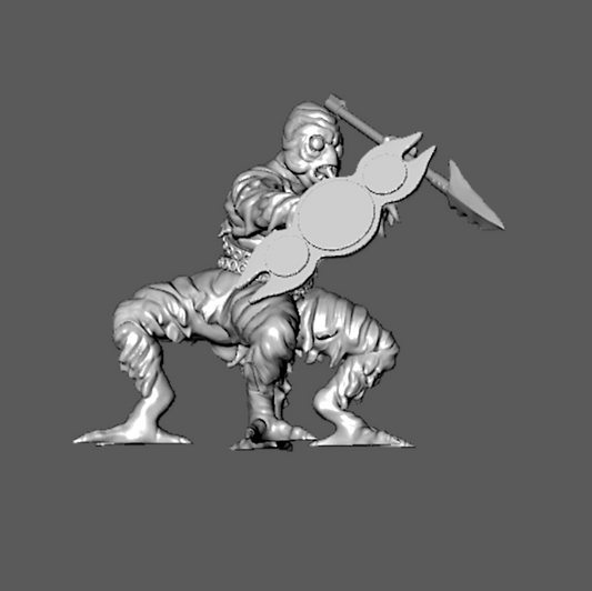 SS05a Ssú Warrior with Javelin and Shield, 28mm