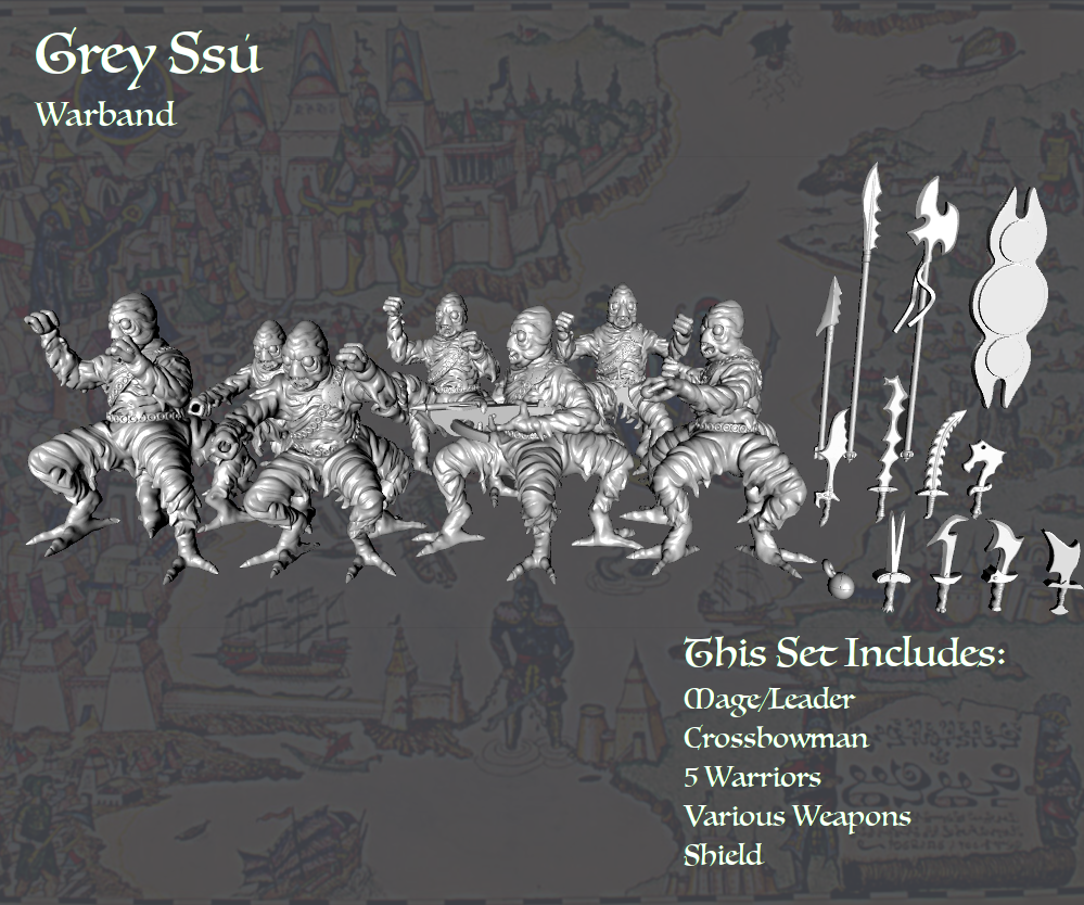 Ssú Warband (STL files)