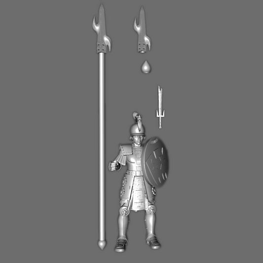 YK01Fa Yán Koryáni "Mighty of Yán Kòr" Heavy Pike-woman, Standing, 28mm